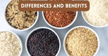 Know the Differences and Benefits: Brown, Red, Black and White rice
